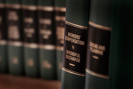 image of workers compensation law books
